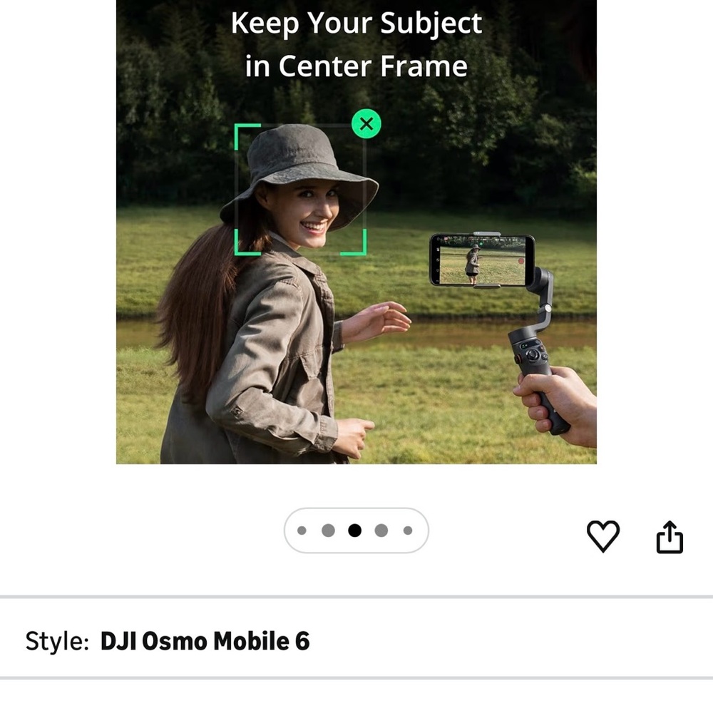 DJI OsmoMobile6GraySmartphoneStabilizer(withBag!!!!